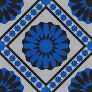 Carreaux ciment bleu