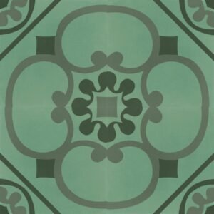 Carreaux ciment vert