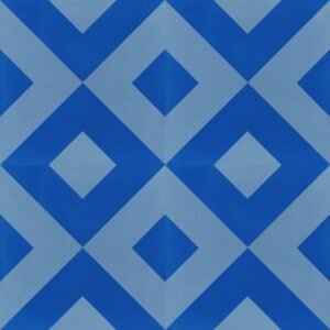 carrelage bleu